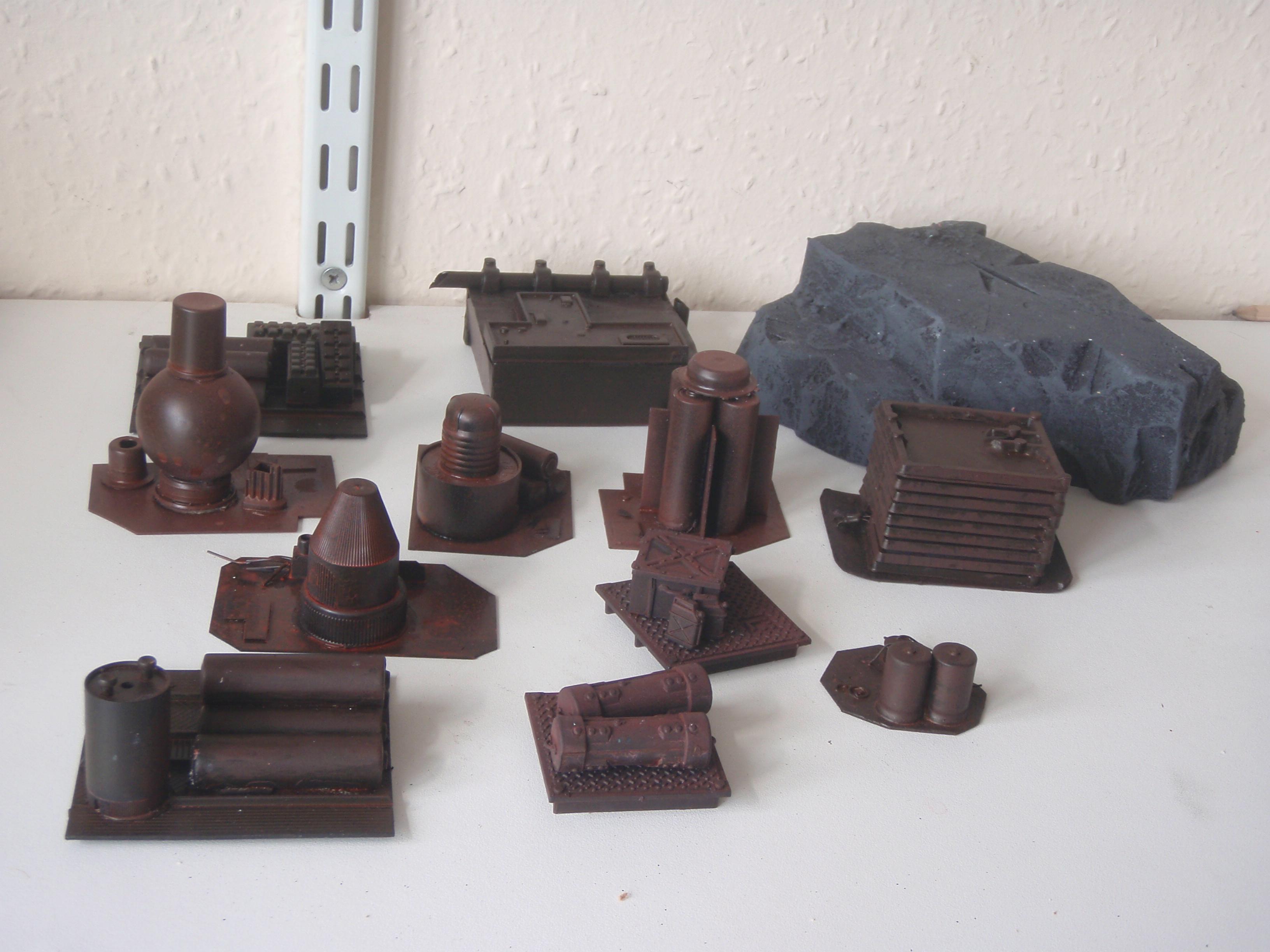 Industrial scatter terrain + finished hill