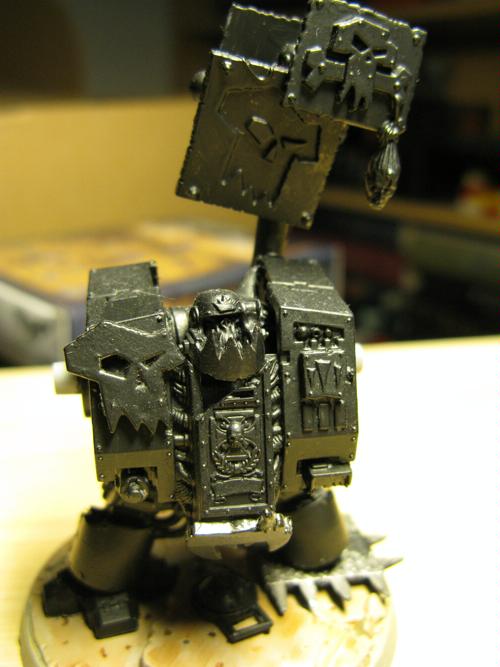 Conversion, Dreadnought, Mega Armor, Orks, Work In Progress