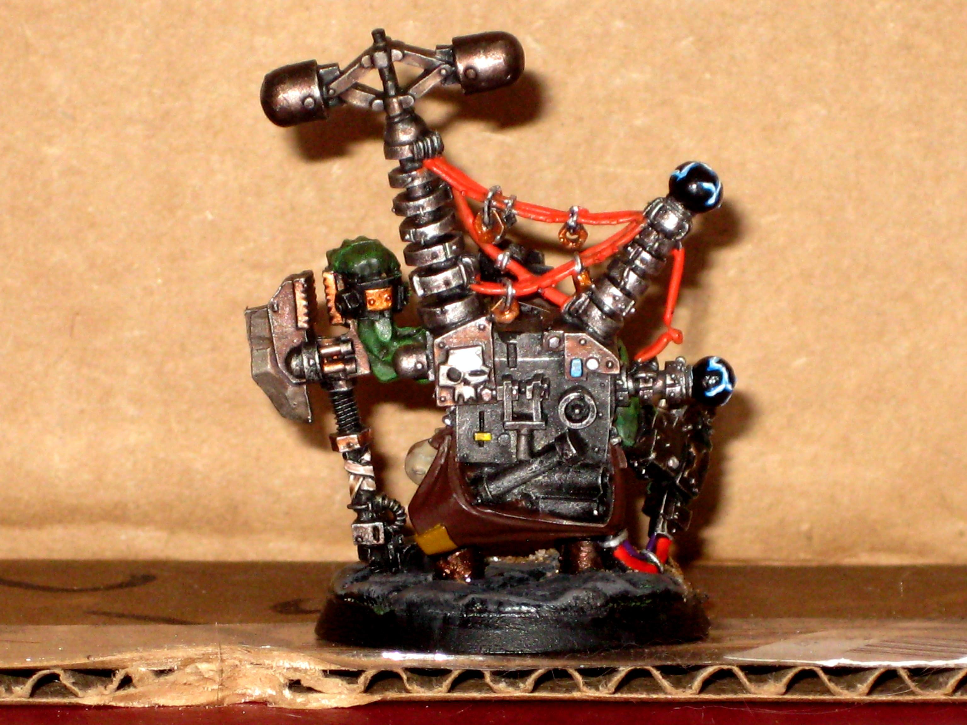 Big Mek, Kustom Force Field, Ork Big Mek, Ork Big Mek Kff, Orks