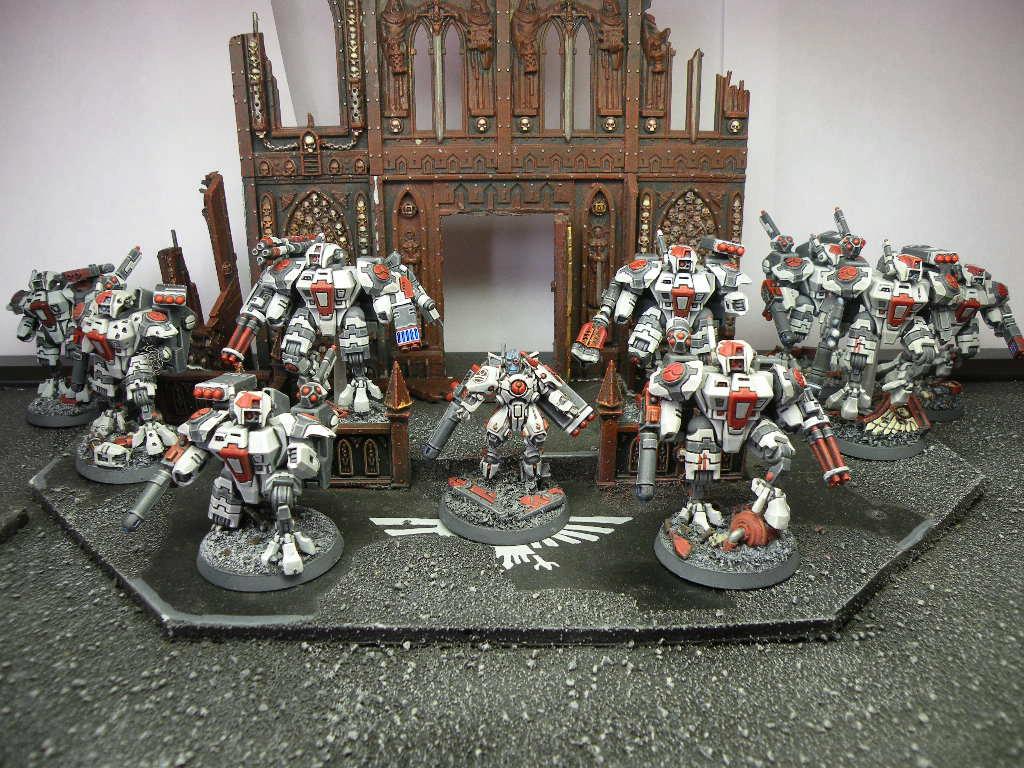 Battle Suits, Tau, Urban Camo, Warhammer 40,000, Warhammer Fantasy