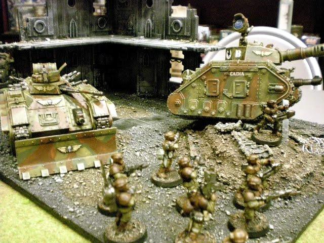 Cadians, Chimera, Imperial Guard, Leman Russ