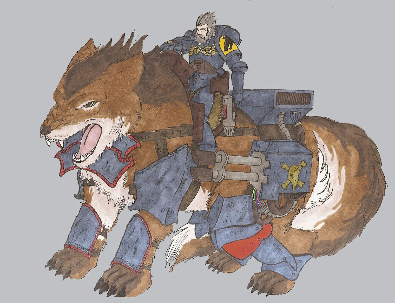 Space wolves meme