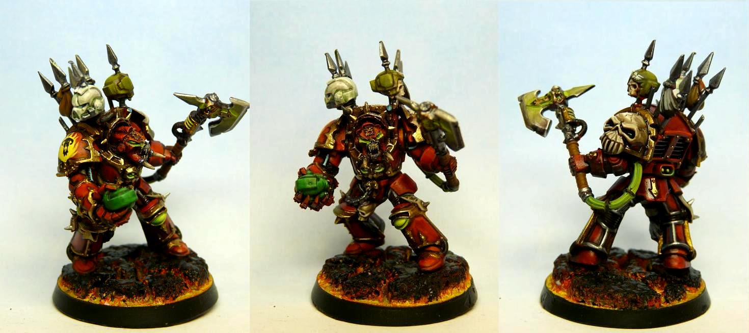 Chaos Space Marines, Hereticus Astartes, Terminator Armor, Word Bearers, World Eaters
