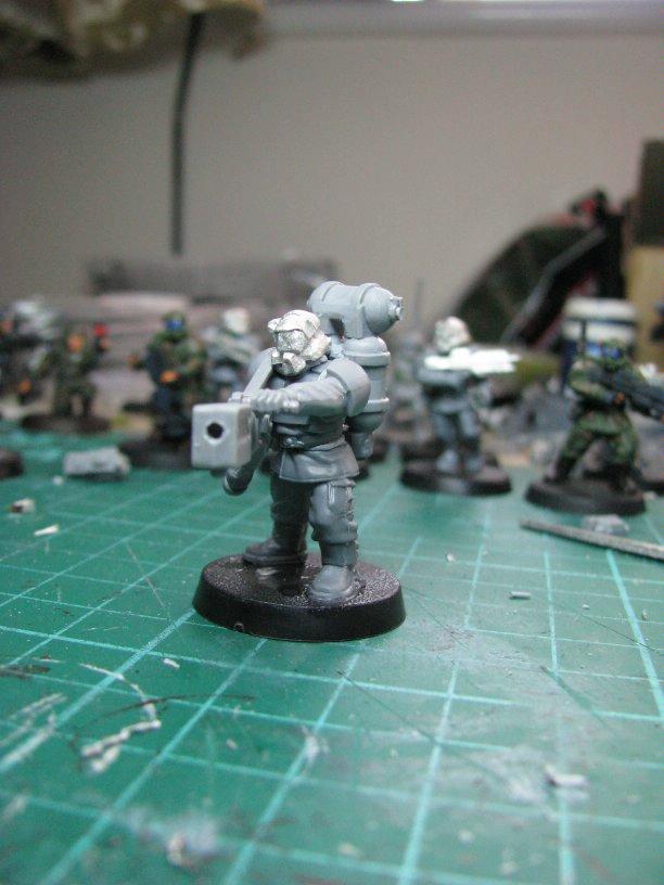 Conversion, Flamer, Imperial Guard, Warhammer 40,000