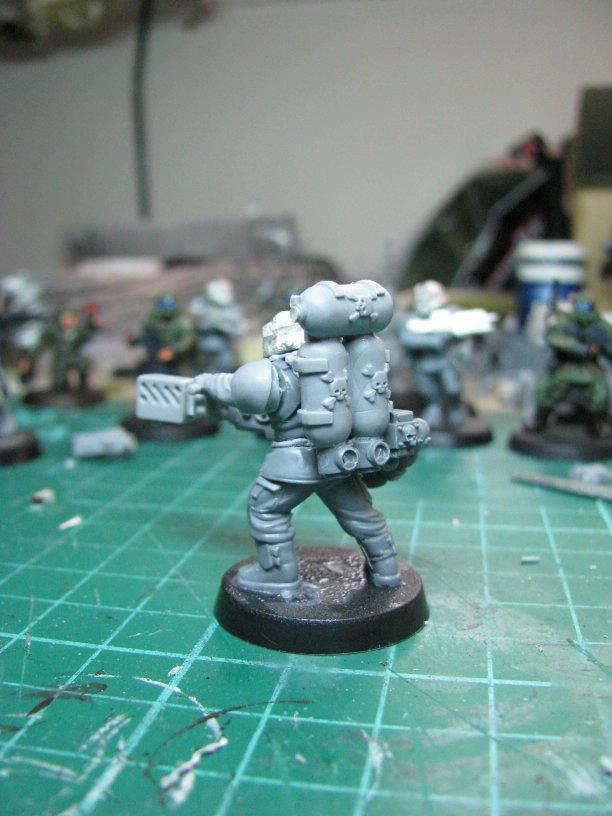 Conversion, Flamer, Imperial Guard, Warhammer 40,000