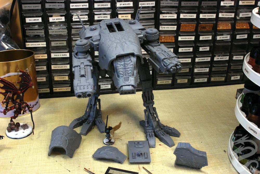 Chaos, Titan, Warhammer 40,000, Work In Progress