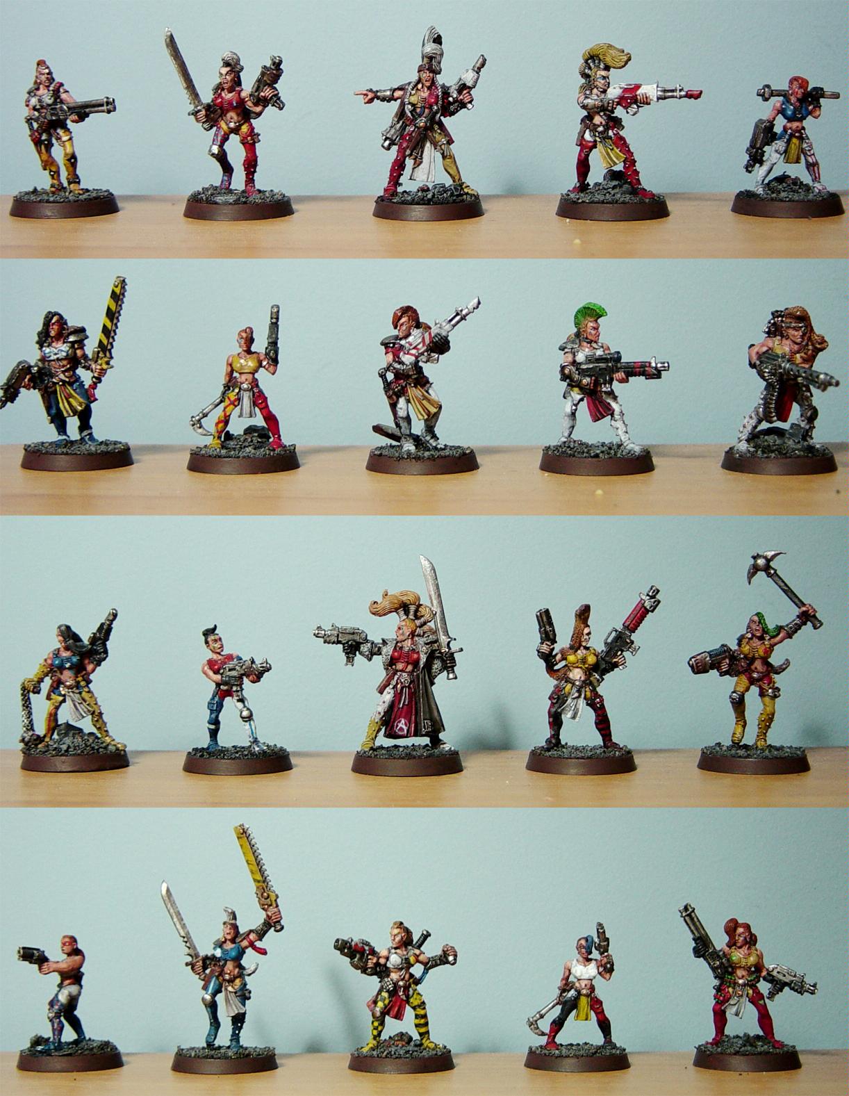 Anarchy, Angel, Escher, Gang, Gangers, Girls, Heavy, Nec, Necro, Necromunda