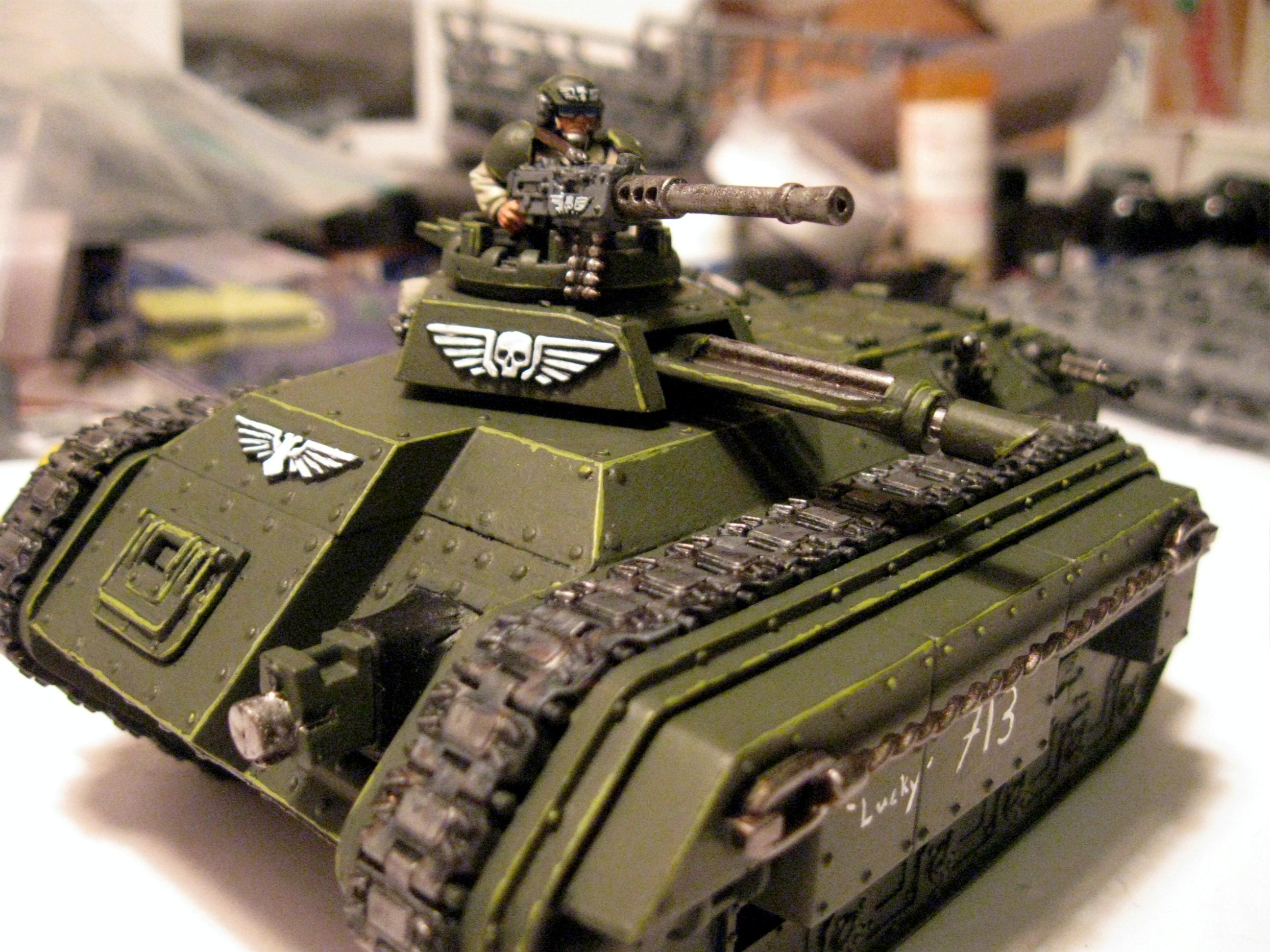 Caution Stripes, Chimera, Heavy Stubber, Imperial Guard