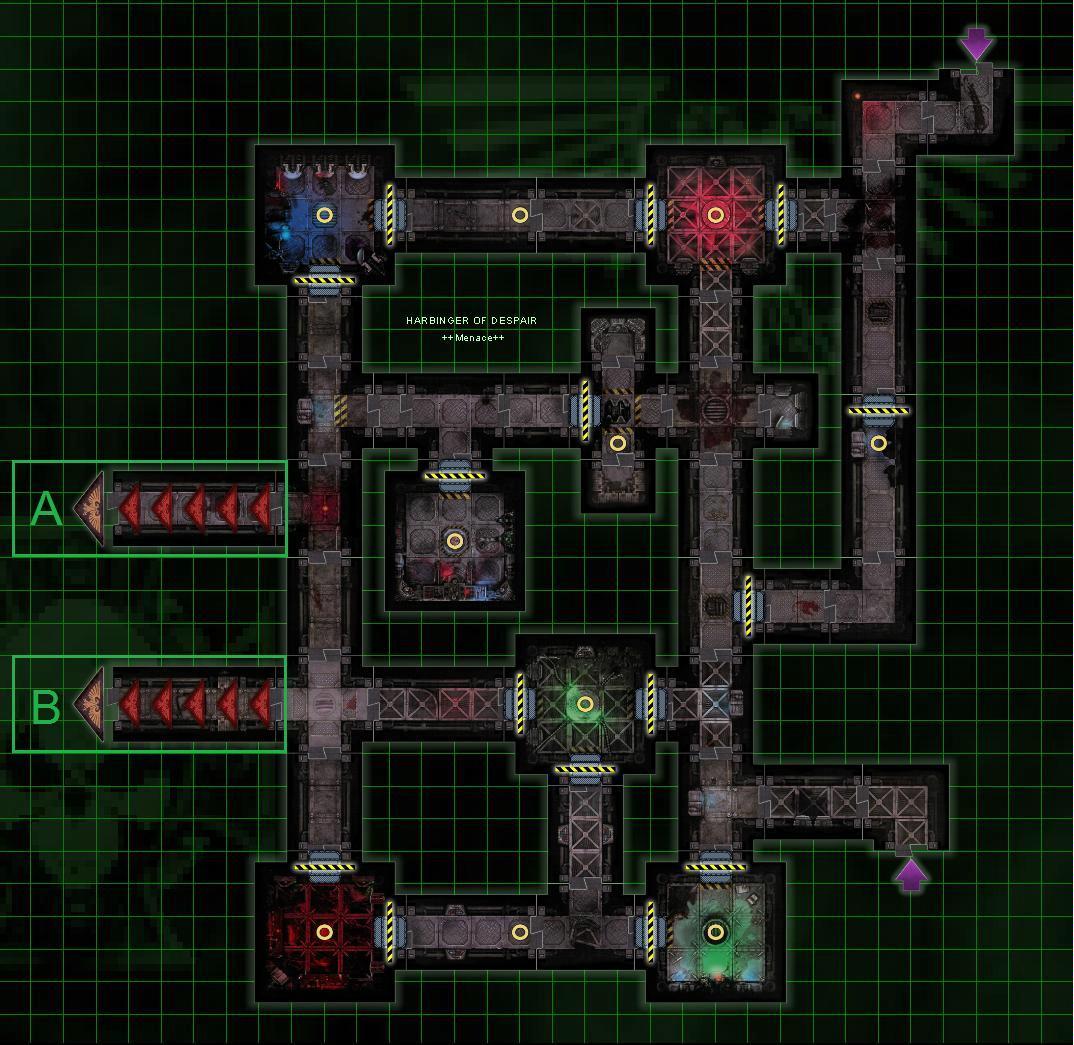 Copyright Games Workshop, Map, Space Hulk