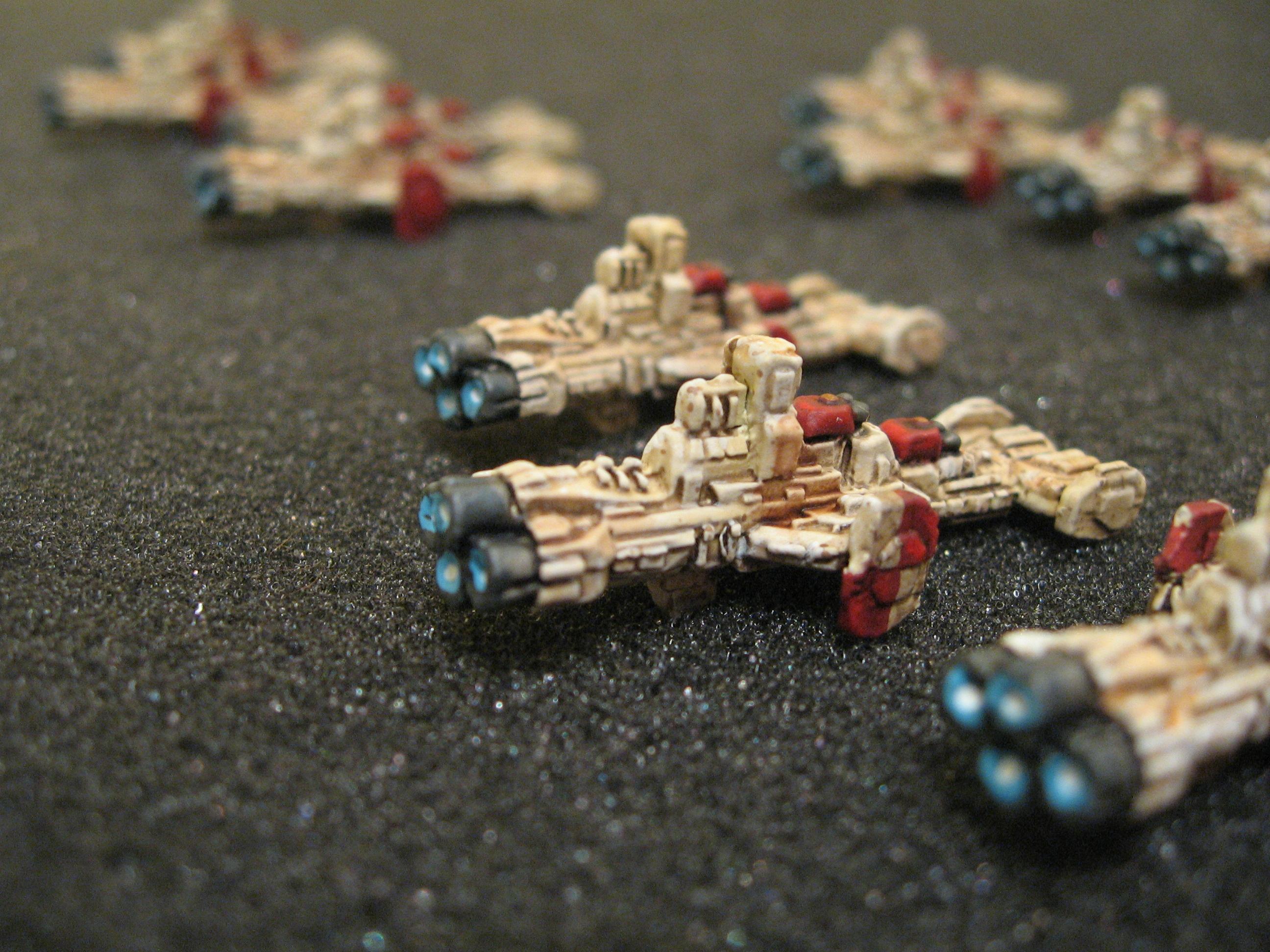 Battlefleet Gothic, Fleet, Patior Angelica, Space Marines, Work In Progress