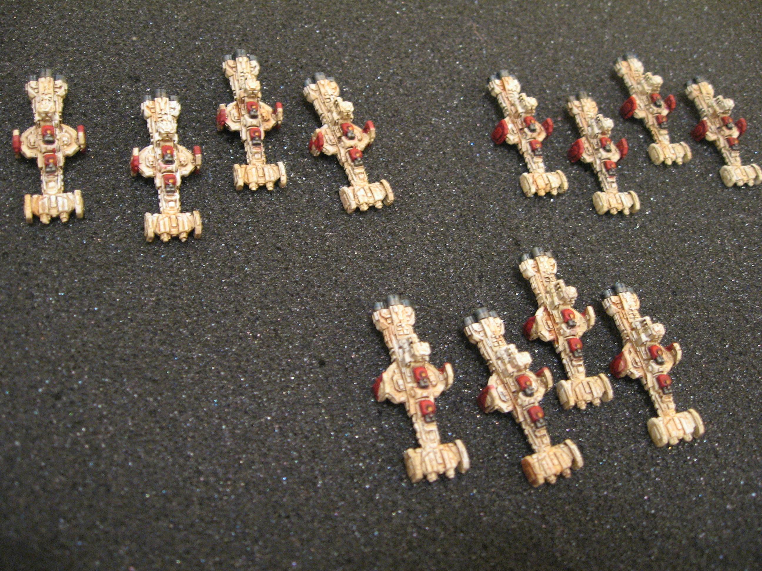 Battlefleet Gothic, Fleet, Patior Angelica, Space Marines, Work In Progress