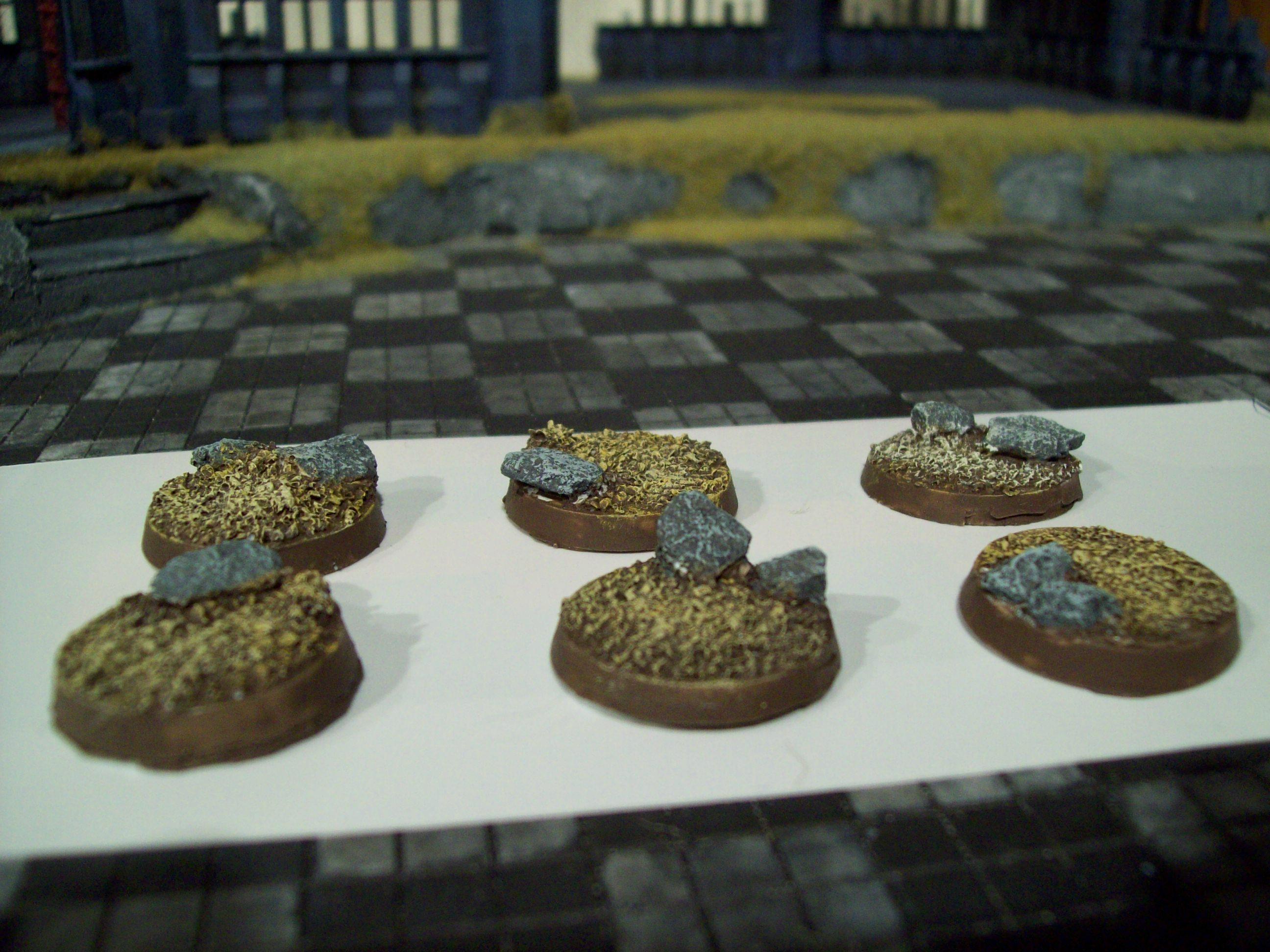 25mm, Base, Cast, Resin, Rocky, Round, Terrain
