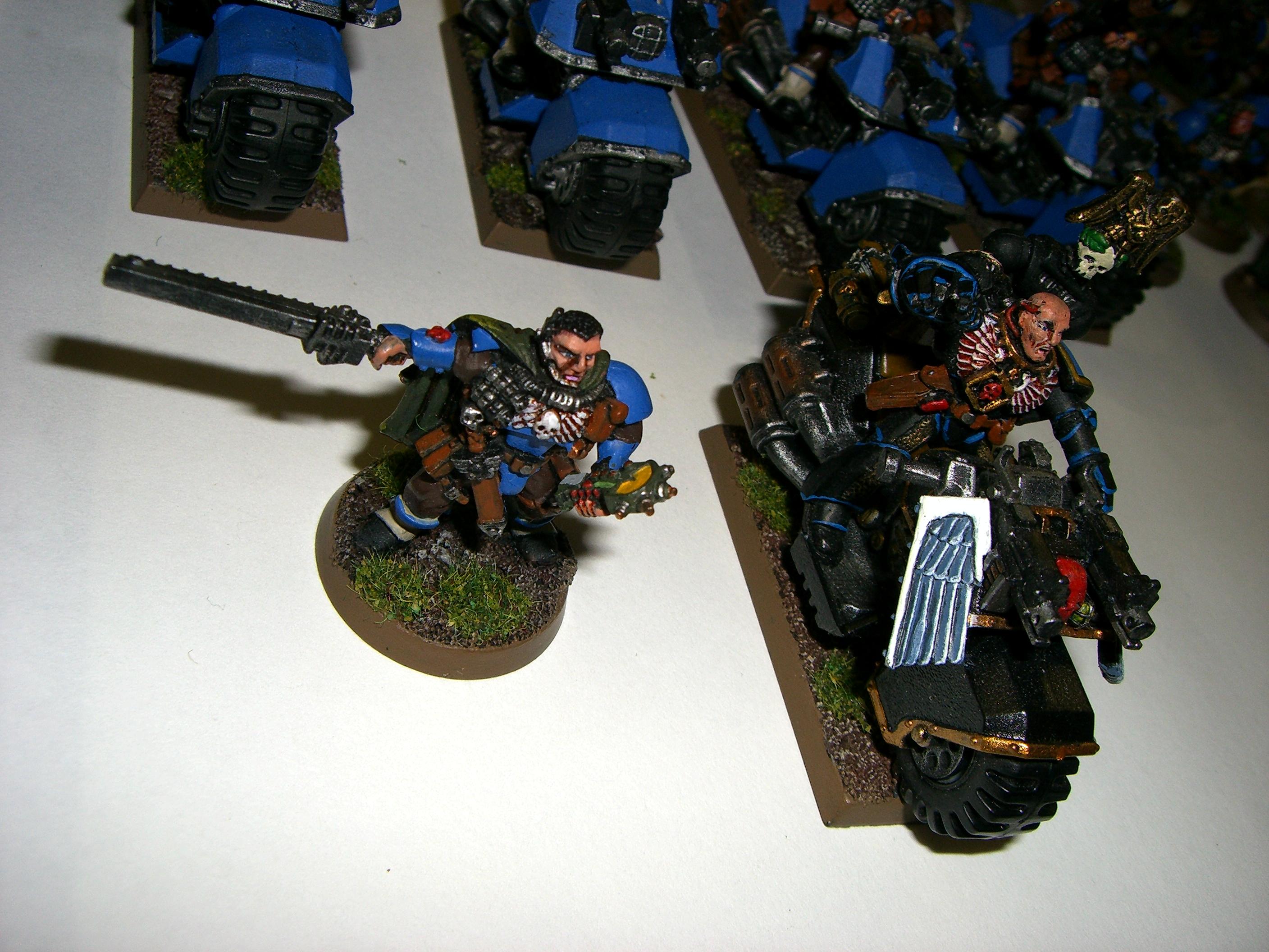 Bike, Scoutr, Space Marines, Ultramarines