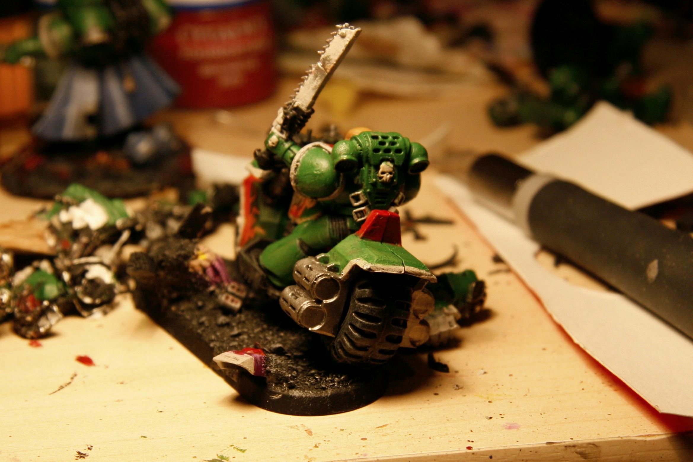 Bike, Gretar, Repainting, Salamanders, Sons Of Machiediel, Space Marines, Warhammer 40,000