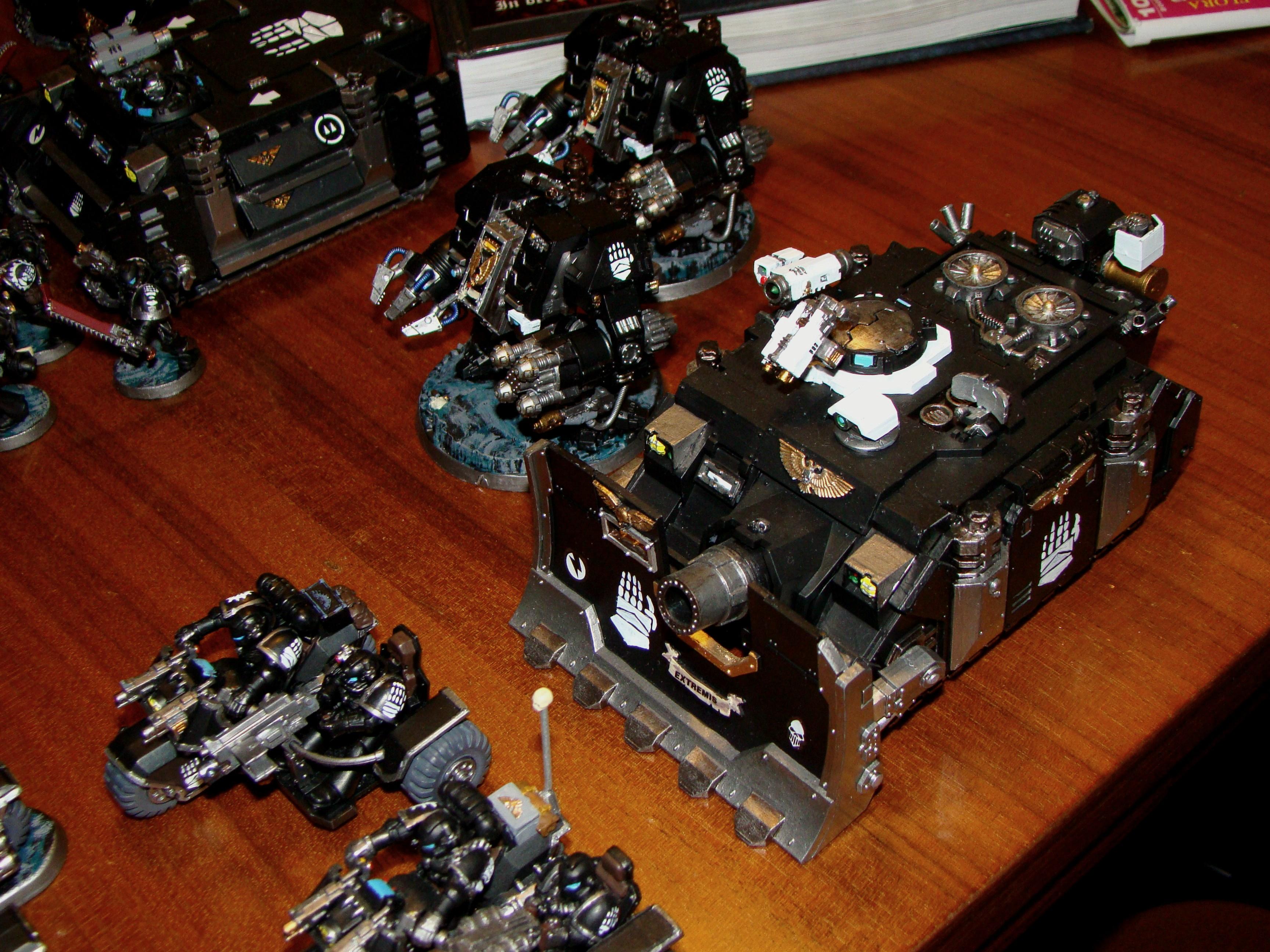 Iron Hands, Space Marines, Vindicator, Warhammer 40,000