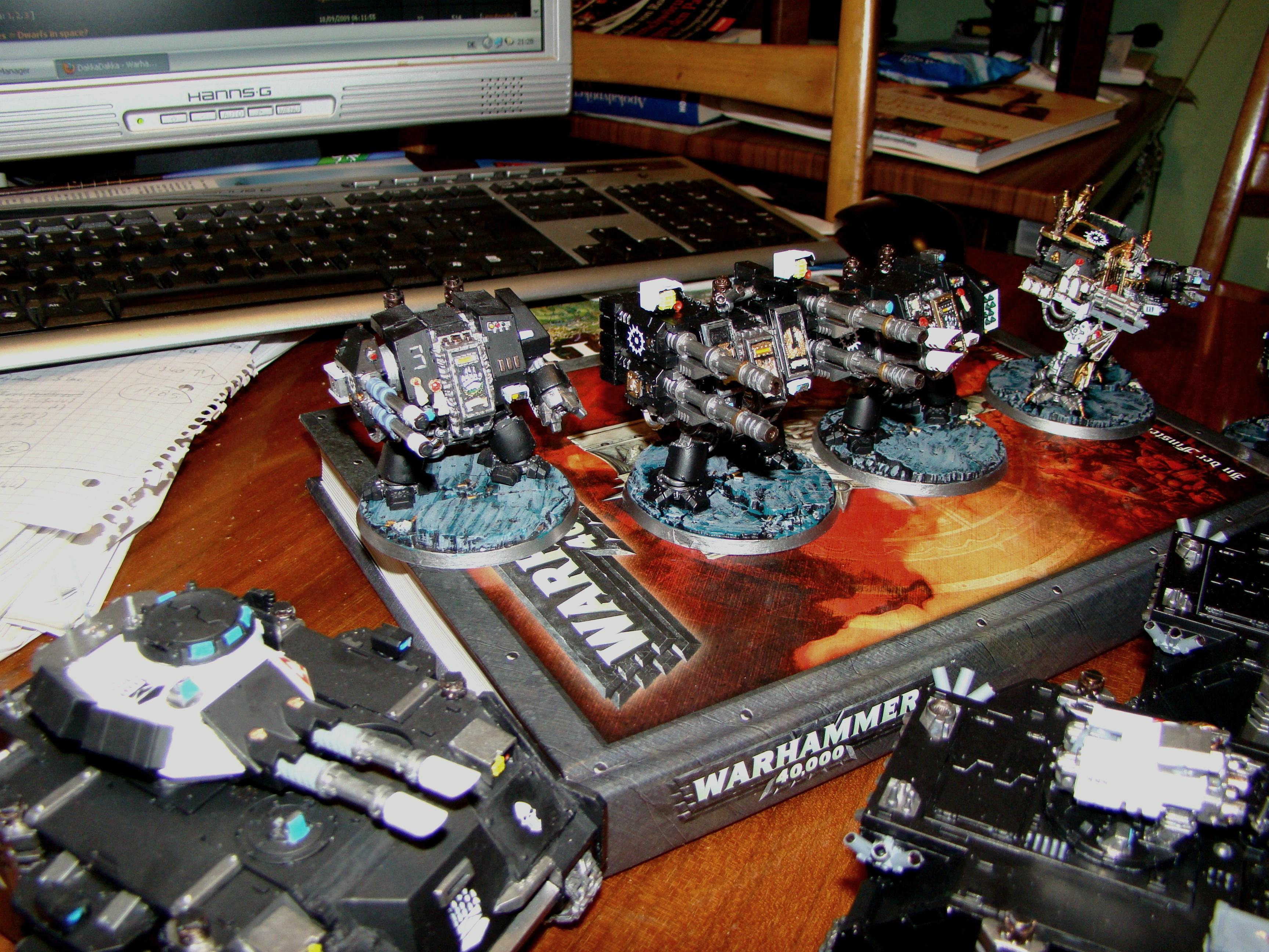 Dreadnought, Iron Hands, Space Marines, Warhammer 40,000