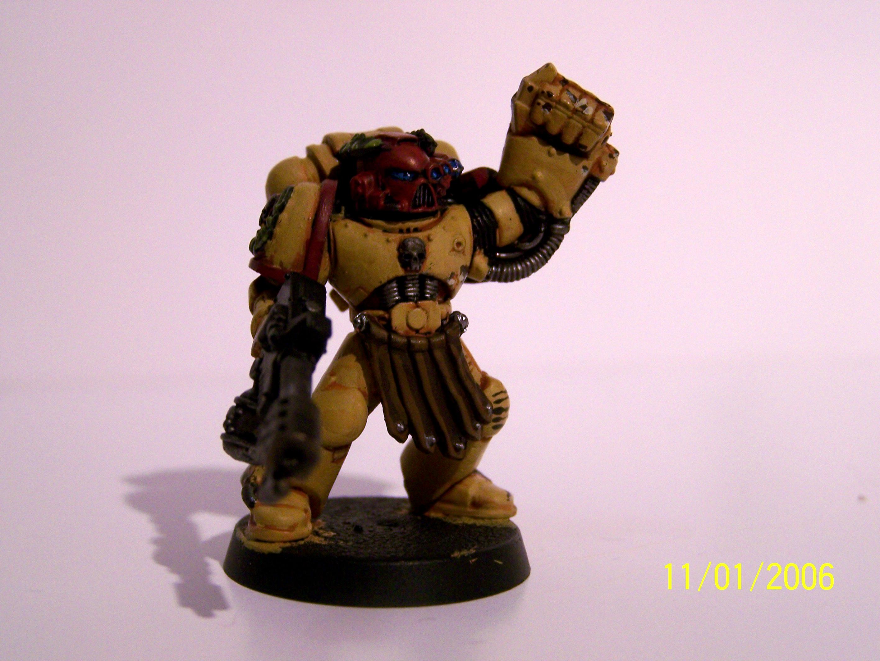 Command Squad, Imperial Fists, Space Marines, Warhammer 40,000