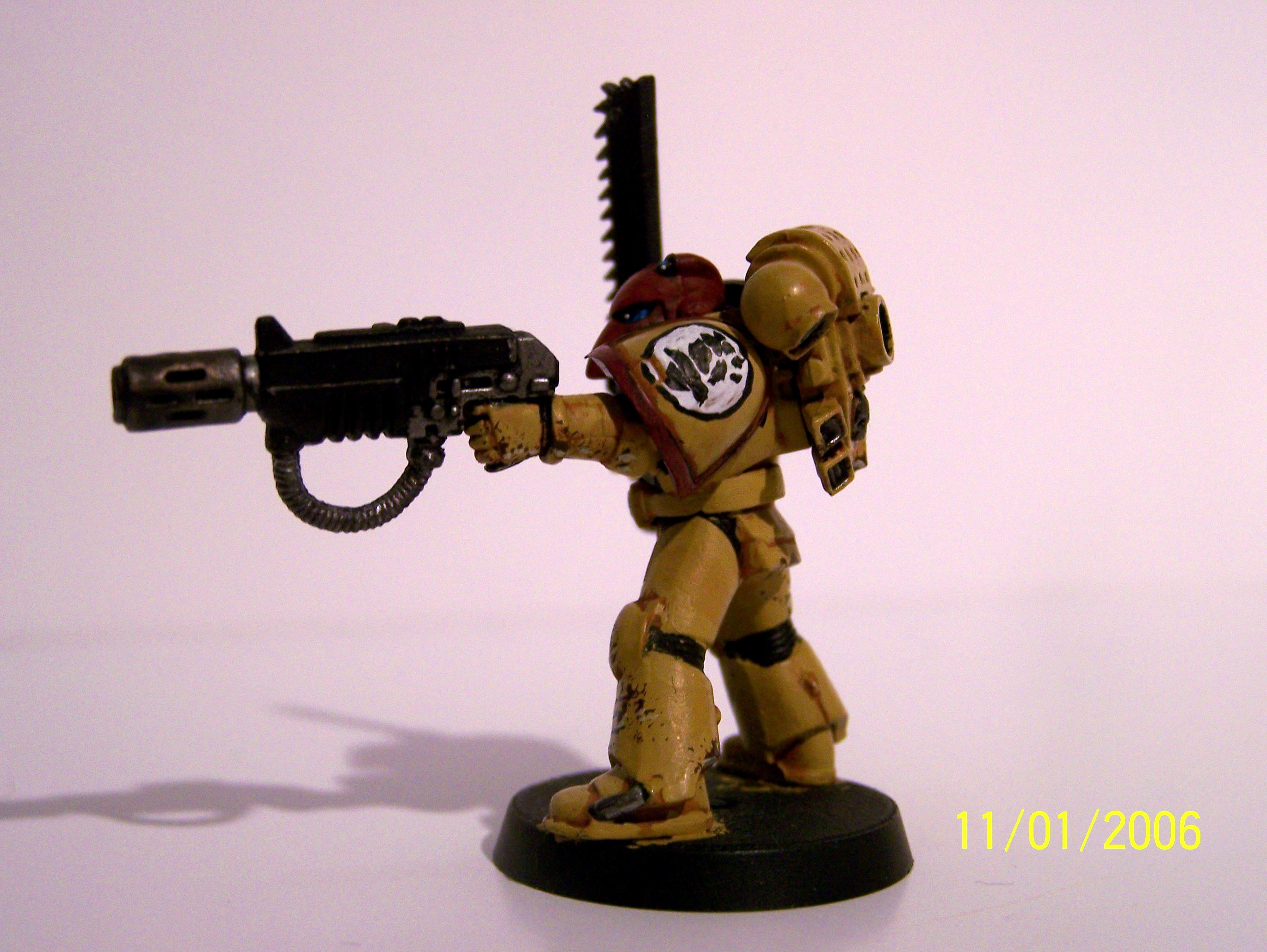 Command Squad, Imperial Fists, Space Marines, Warhammer 40,000