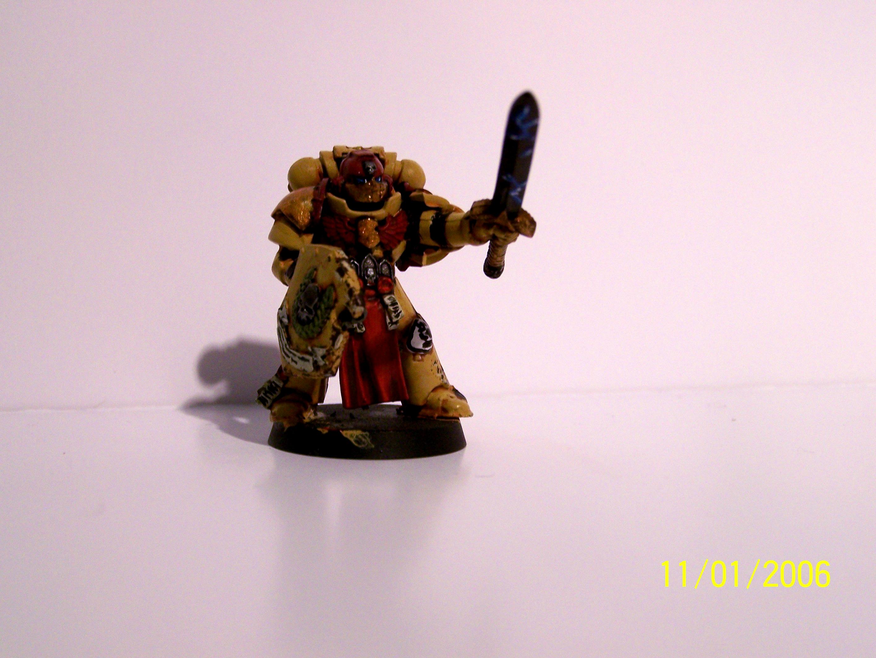 Command Squad, Imperial Fists, Space Marines, Warhammer 40,000