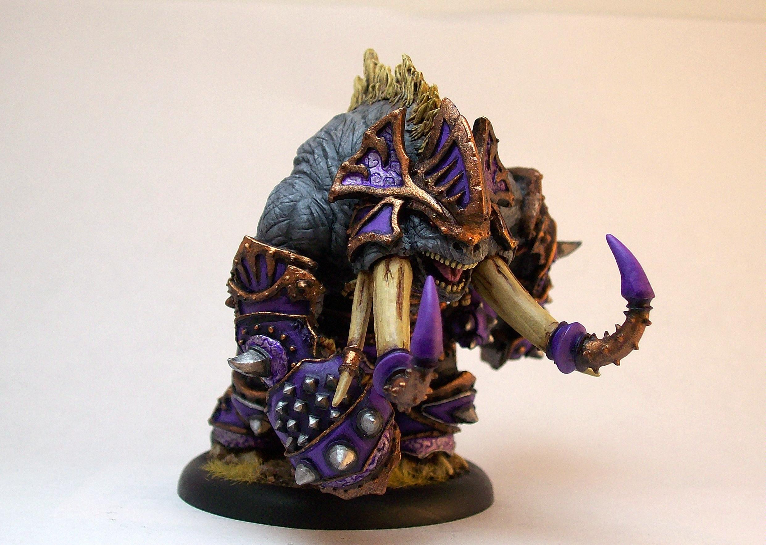 Bronzeback Titan, Hordes, Privateer Press, Purple, Skorne, Titan