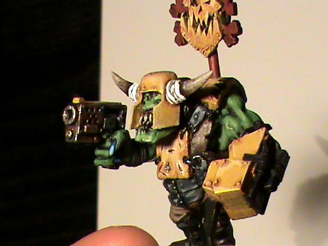 Nob, Orks, Ork Nob Side On Power Claw