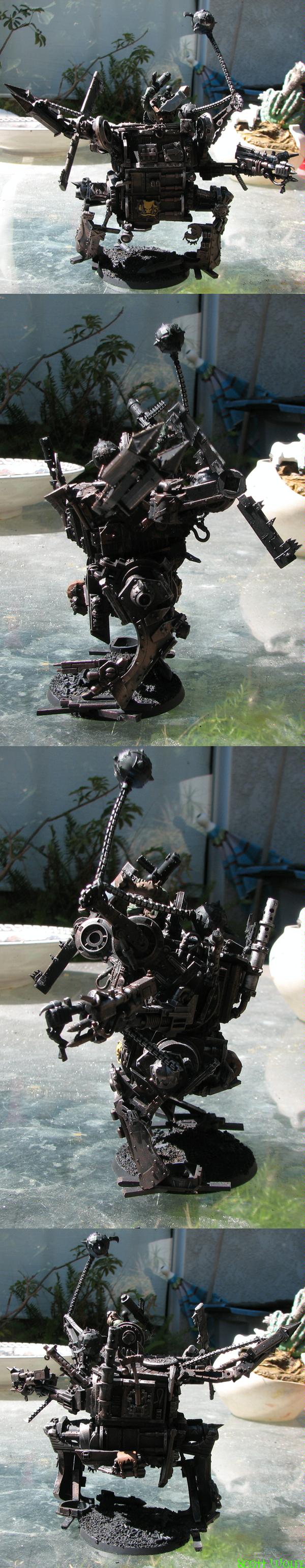 Custom, Customize, Deff Dread, Incomplete, Orks, Watchdragon, Work In Progress