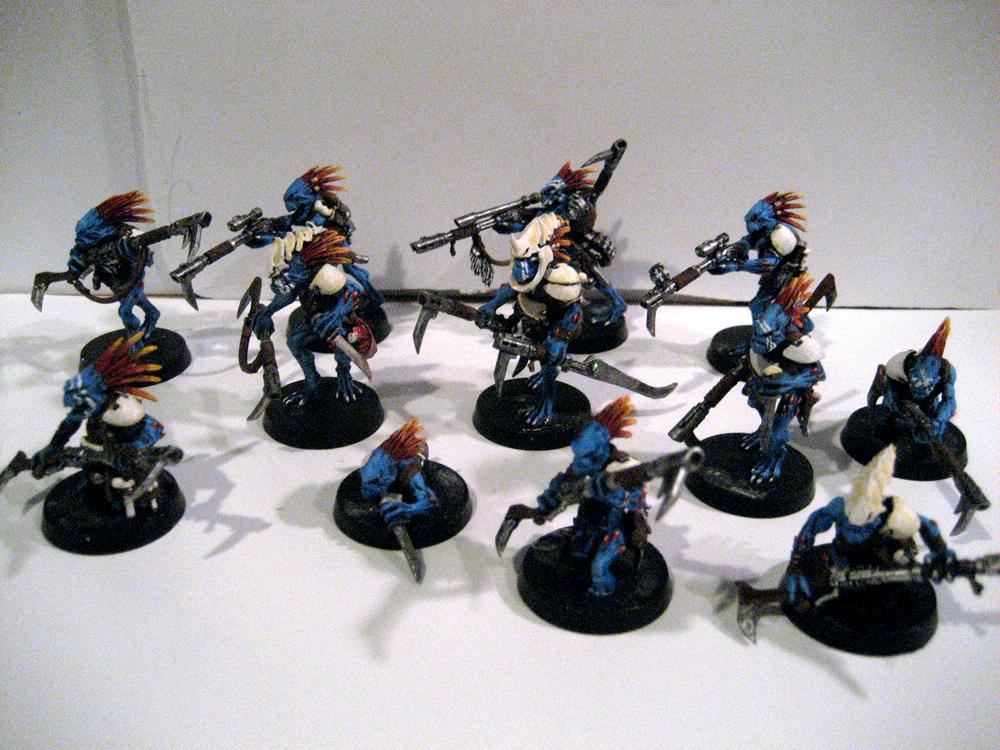 Army, Conversion, Kitbash, Kroot, Squad, Tau, Warhammer 40,000