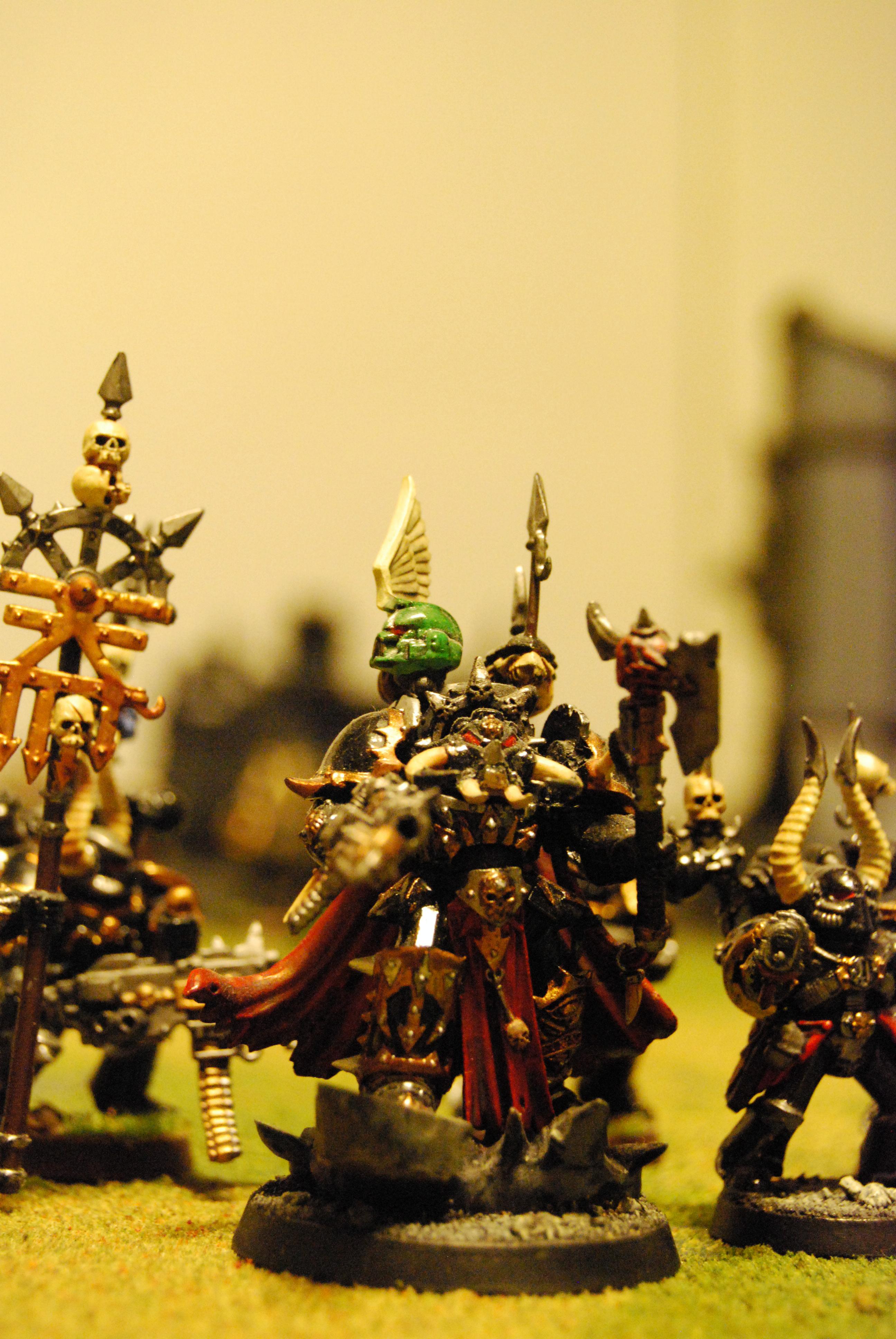 Chaos Terminator and Marines