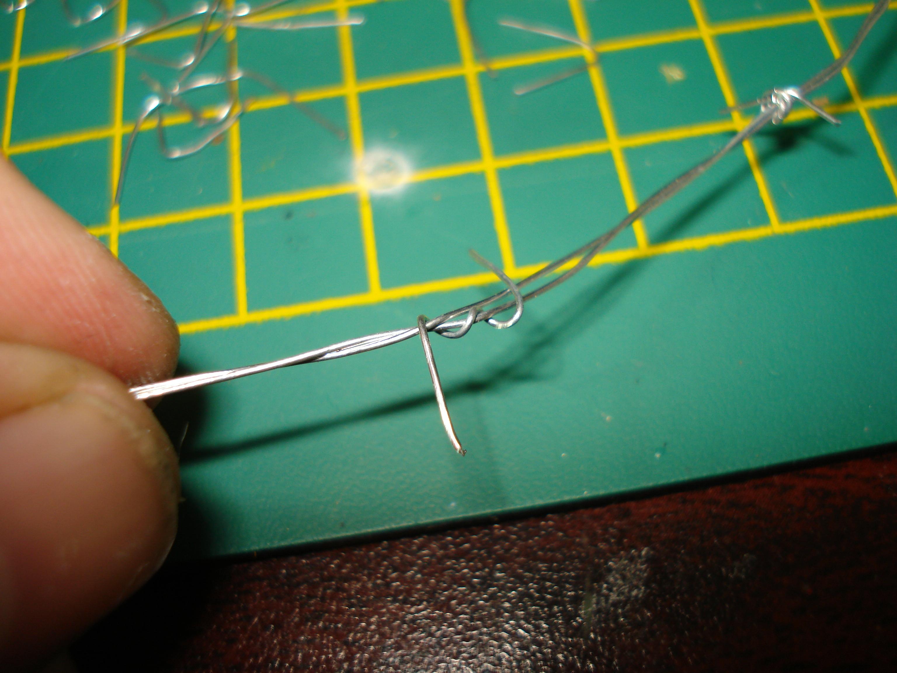 making barb wire