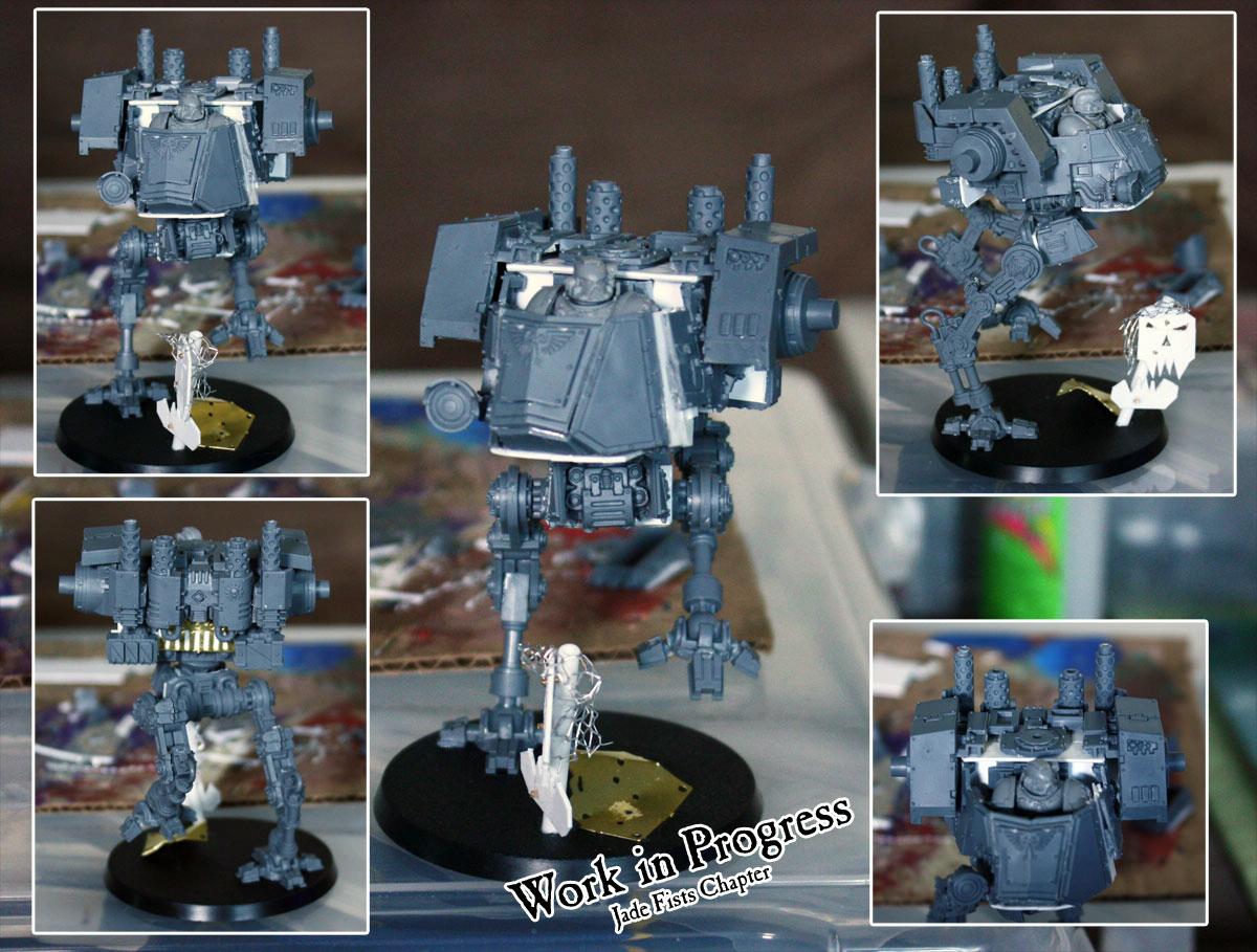 Dreadnought, In Progress, Sentinel, Space Marines, Walker