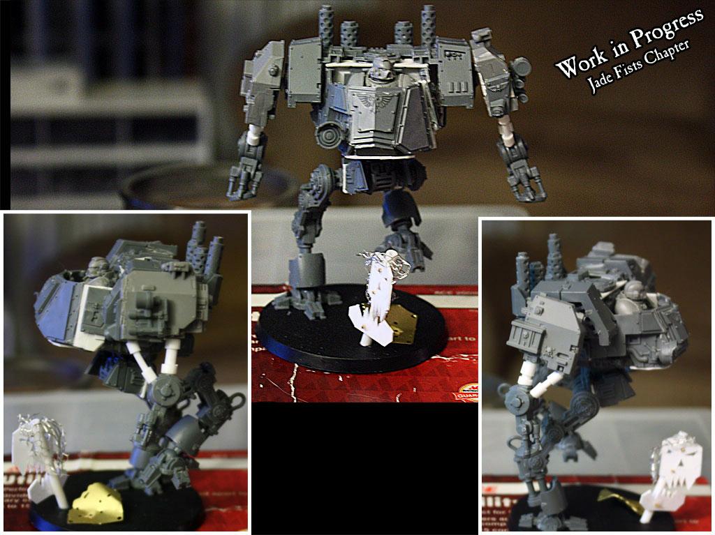 Dreadnought, In Progress, Sentinel, Space Marines, Walker