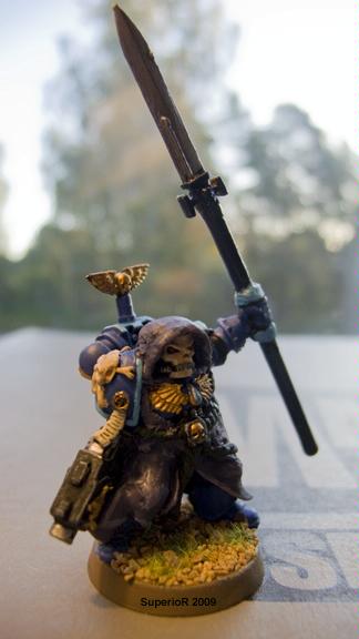 Chaplain, Smurfs, Space Marines, Superior, Ultramarines, Warhammer 40,000, Work In Progress