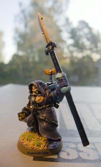 Chaplain, Smurfs, Space Marines, Superior, Ultramarines, Warhammer 40,000, Work In Progress