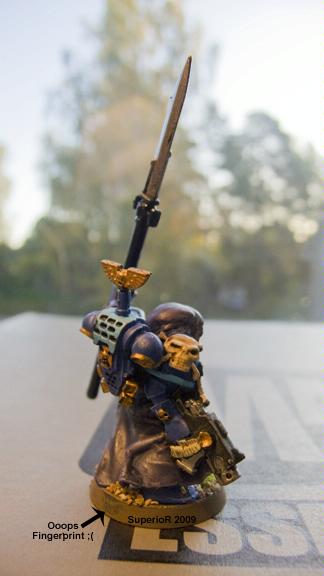 Chaplain, Smurfs, Space Marines, Superior, Ultramarines, Warhammer 40,000, Work In Progress