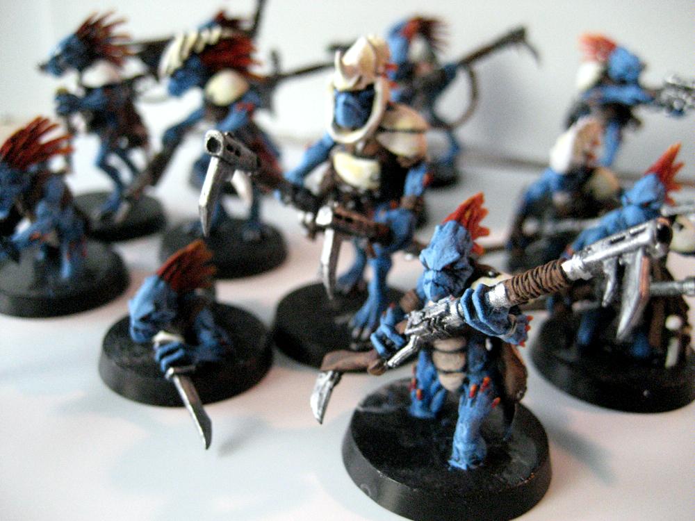 Army, Conversion, Kitbash, Kroot, Squad, Tau, Warhammer 40,000