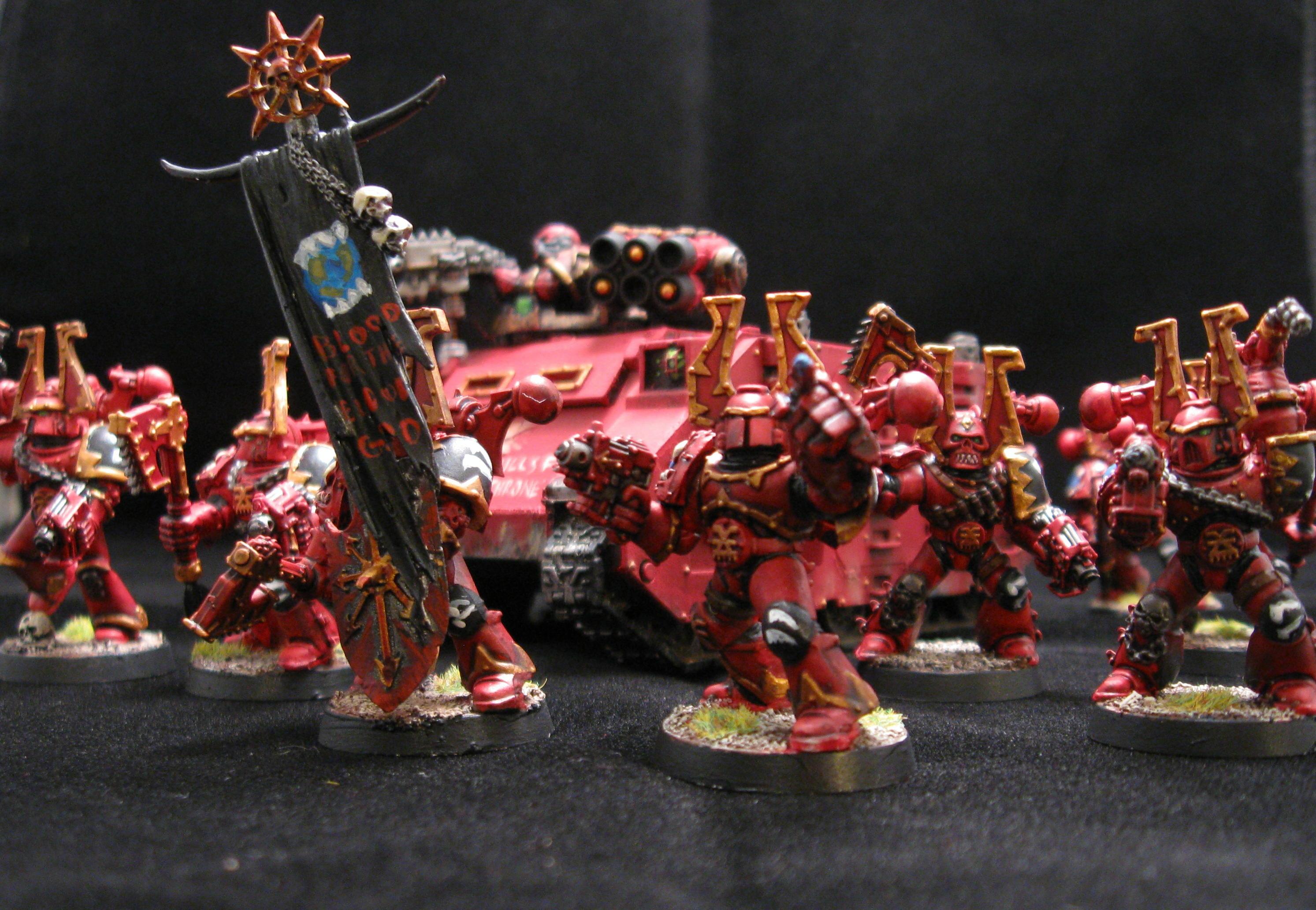 Angry Marines, Banner, Chaos, Chaos Space Marines, Space Marines, What Color Is The Red?
