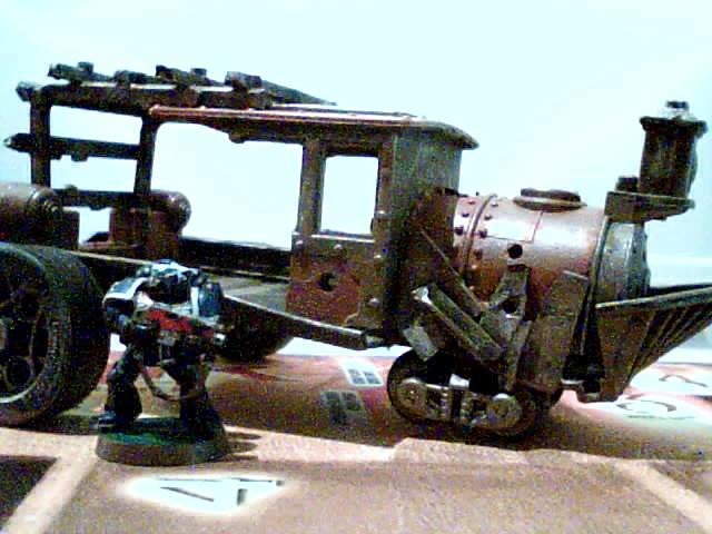 Orks, Red, Scratch, Train, Truck, Warhammer 40,000