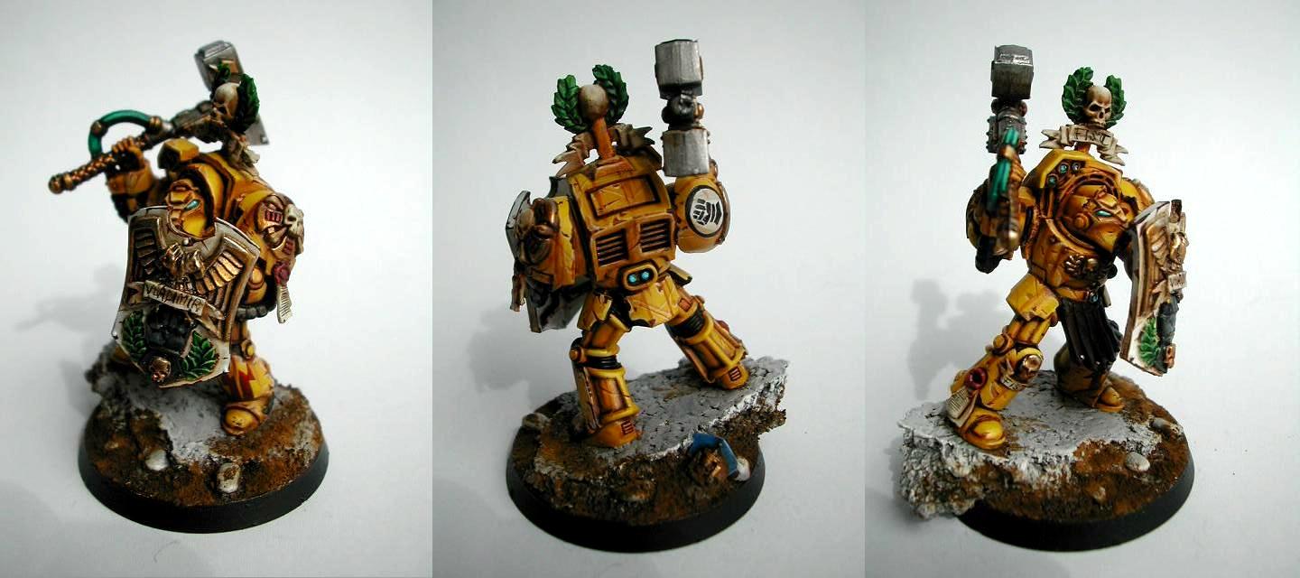 Adeptus Astartes, Imperial Fists, Space Marines, Terminator Armor, Warhammer 40,000