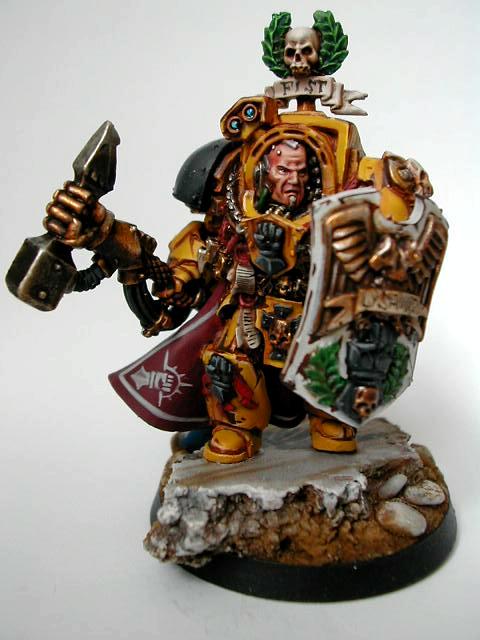 Adeptus Astartes, Captain Lysander, Darnath Lysander, Imperial Fists, Lysander, Space Marines, Terminator Armor