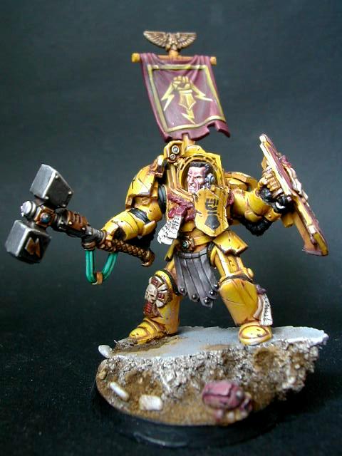 Adeptus Astartes, Imperial Fists, Lysander, Scenic, Space Marines, Warhammer 40,000