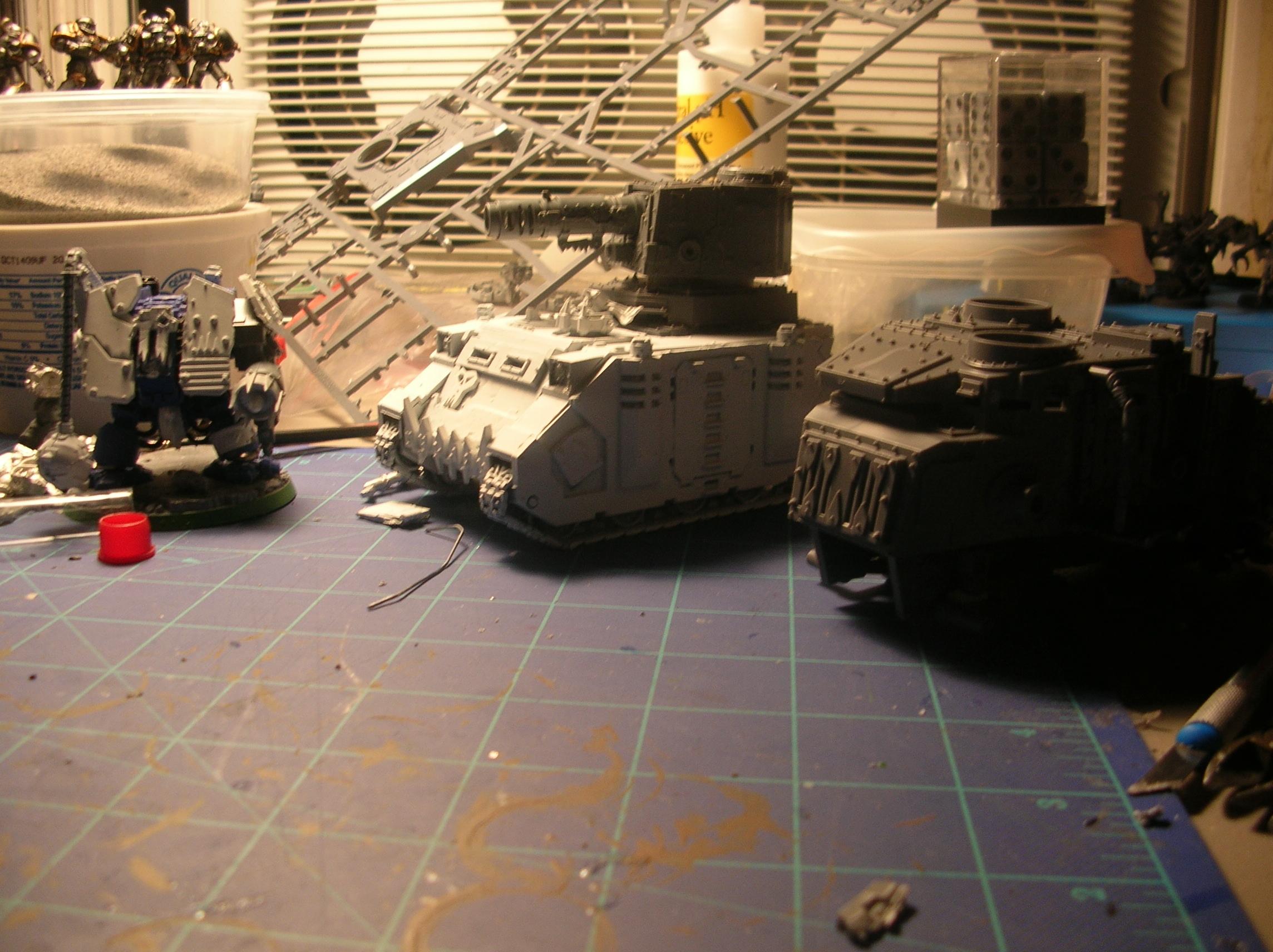 Battlewagon, Deff Dread, Dreadnought, Looted, Looted Wagon, Orks, Rhino, Wagon, Work In Progress