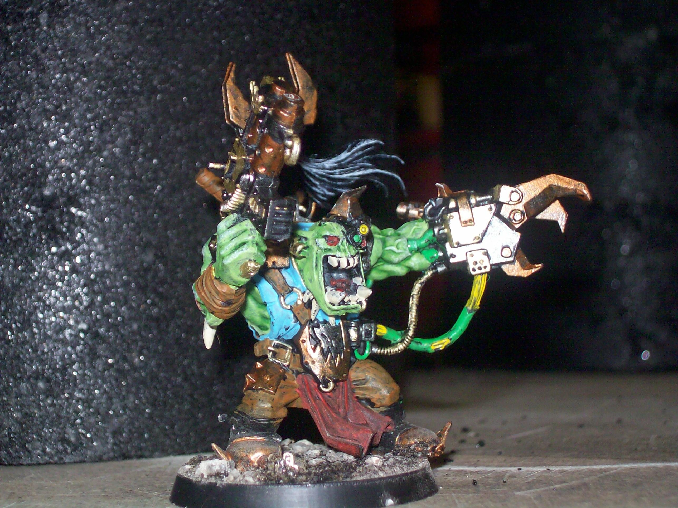 Assault On Black Reach, Boy, Nob, Orks, Warboss, Work In Progress