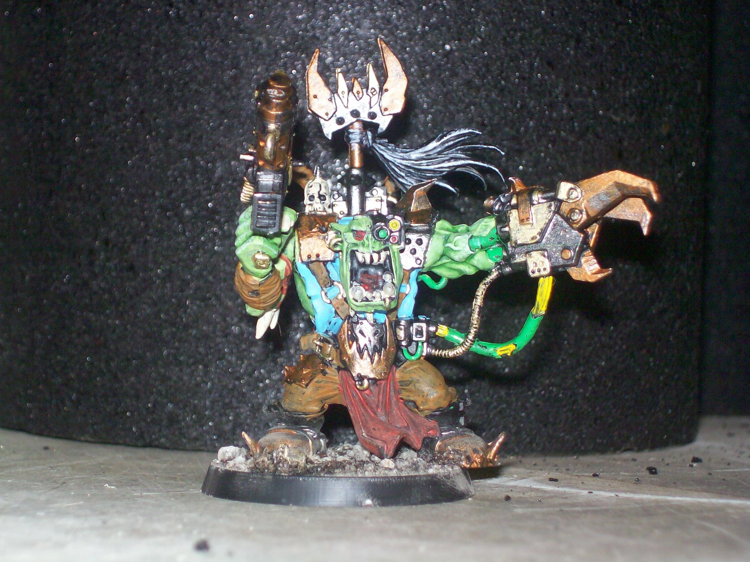 Assault On Black Reach, Boy, Nob, Orks, Warboss, Work In Progress