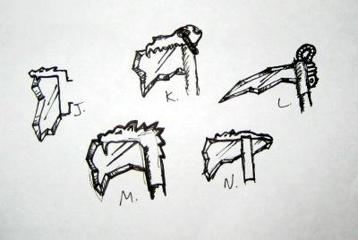 Space Wolf Frost Axe Sketch