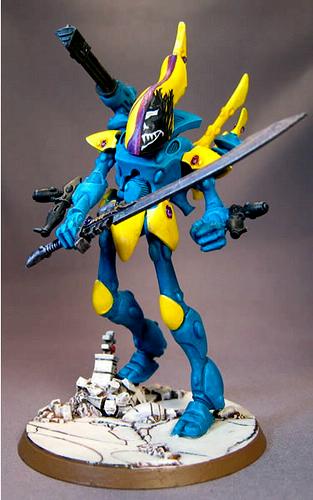 Conversion, Dreadnought, Eldar, Painting, Warhammer 40,000, Wraithlord