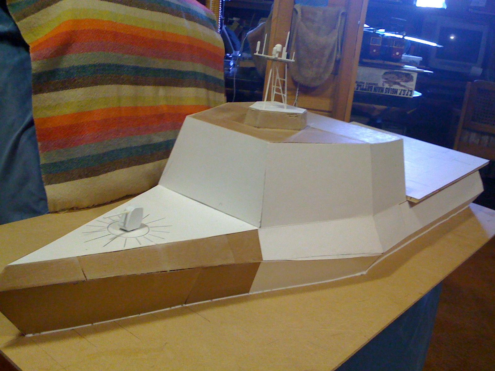 Boat, Built, Frigate, Guard, Imperial, Scratch, Ship, Warhammer 40,000, Work In Progress