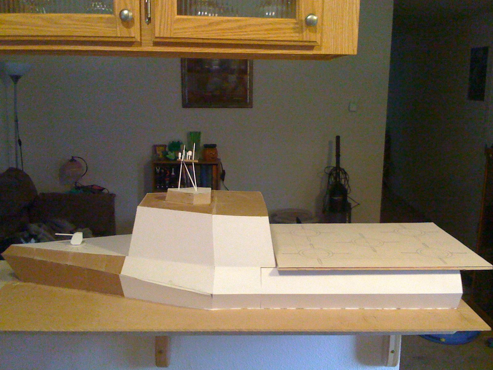 Boat, Built, Frigate, Guard, Imperial, Scratch, Ship, Warhammer 40,000, Work In Progress