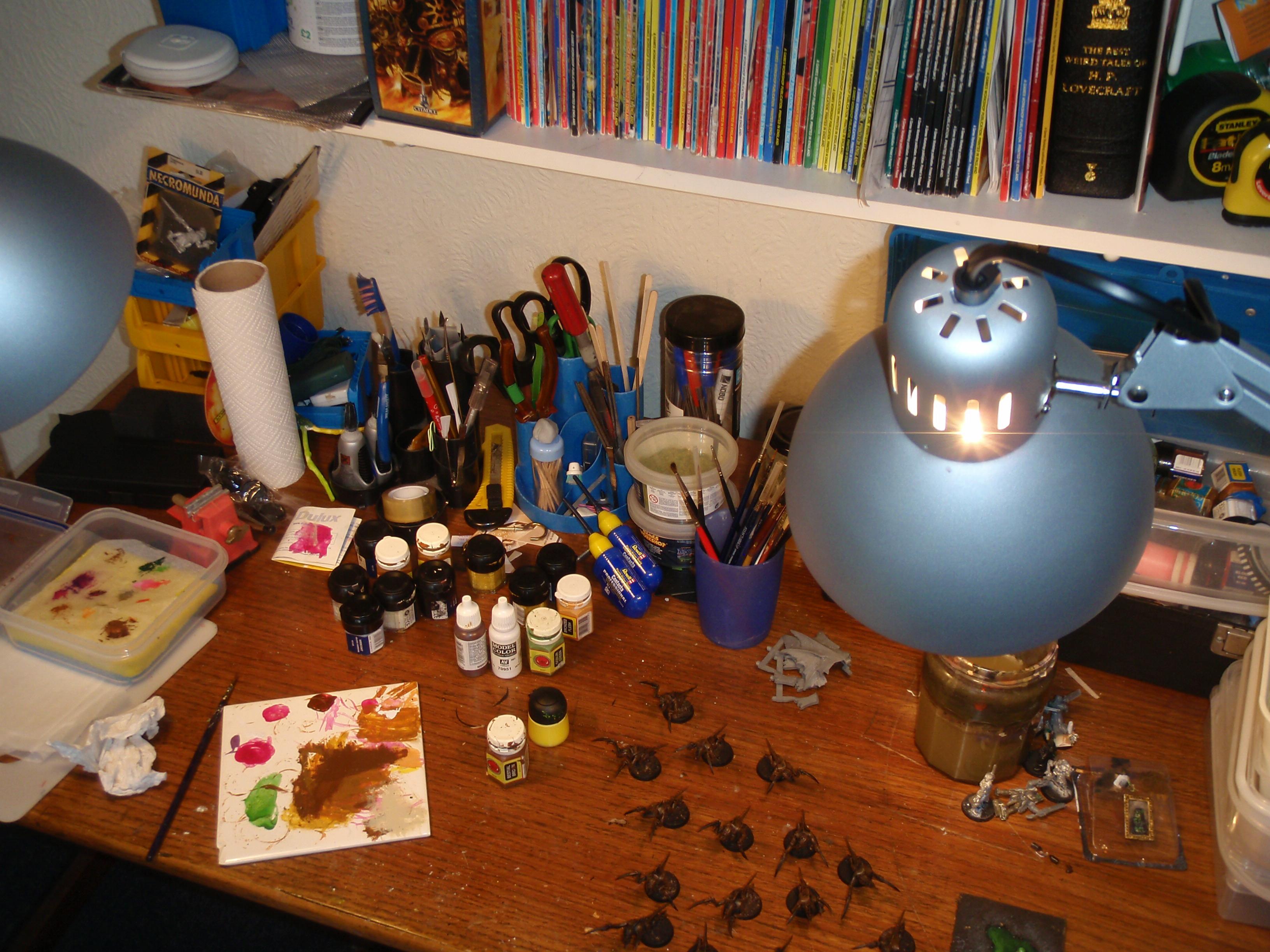 Work Station, close up