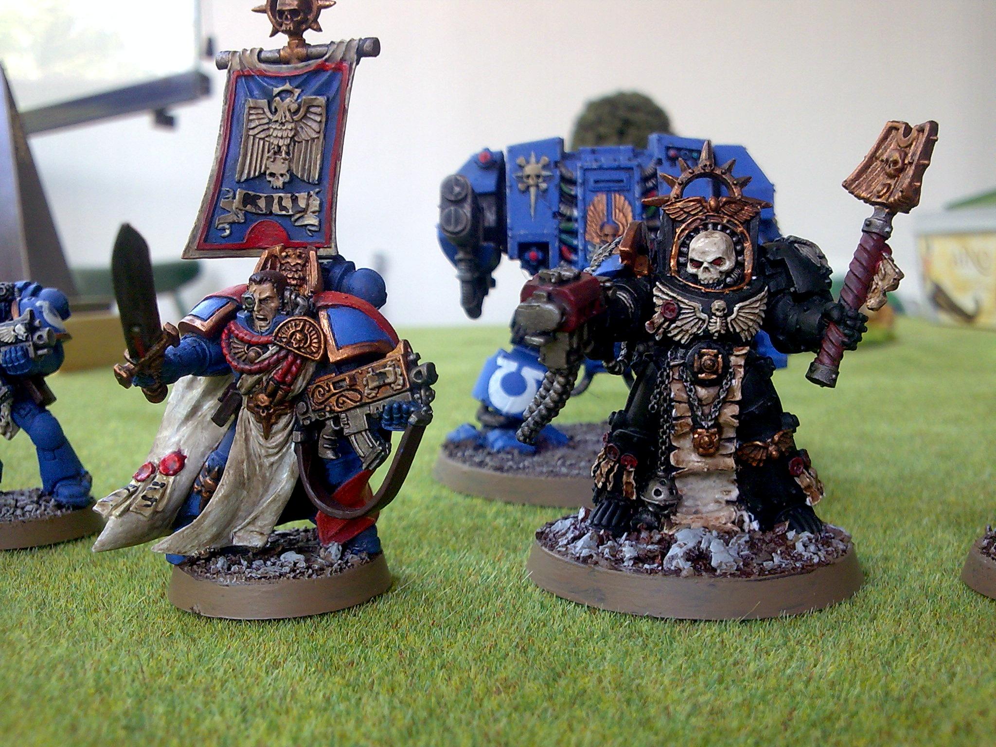 Assault On Black Reach, Captain, Dreadnought, Terminator Chaplain, Ultramarines
