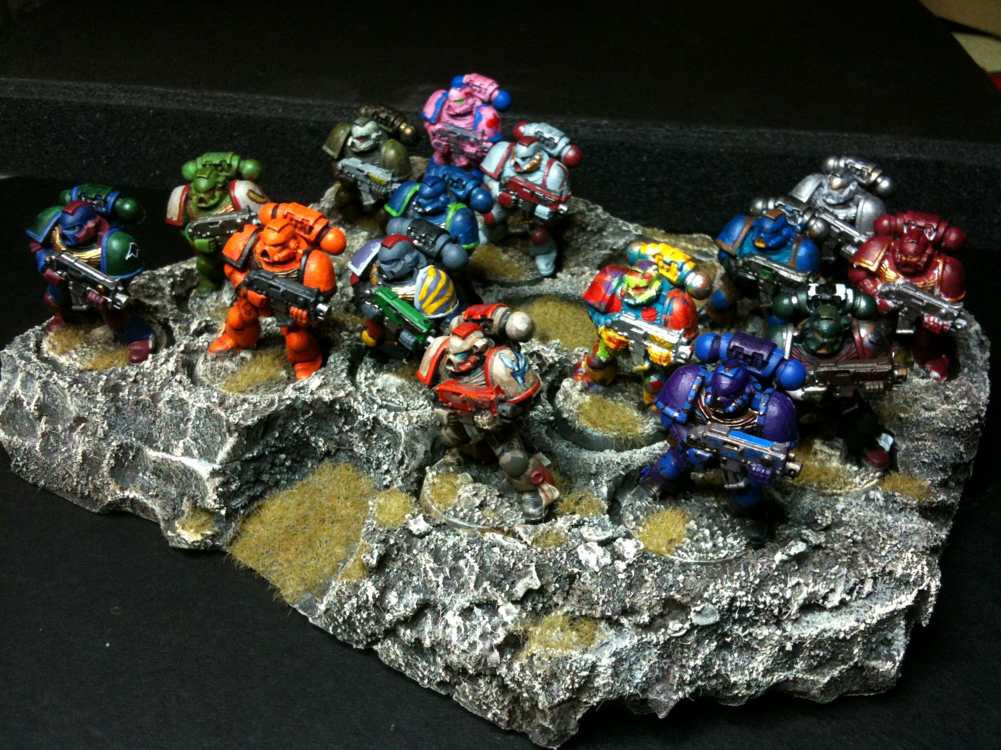 Chapter, Competition, Diorama, Sons Of Thunder, Space Marines, Speedpaint